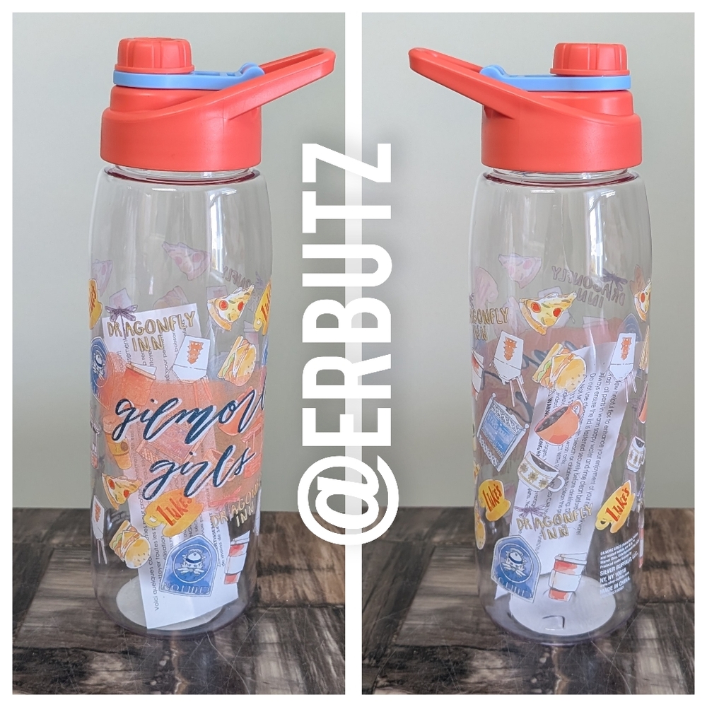 Gilmore Girls Stars Hollow Icon Design Water Bottle, Wide Mouth Twist Top